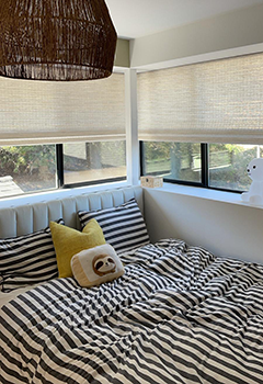 Woven Wood Shades for Kids Bedroom in Lennox